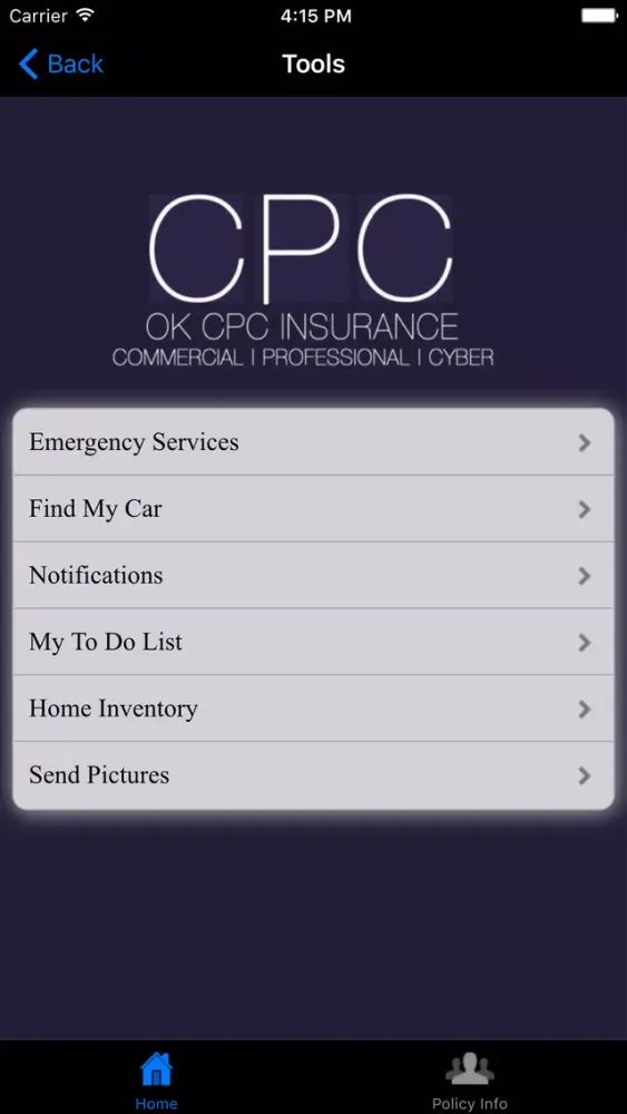 Скриншоты Oklahoma CPC Insurance