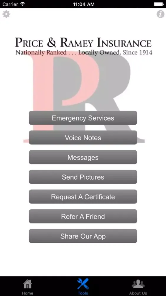 Price & Ramey Insurance Screenshots