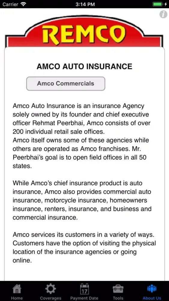 Скриншоты Remco Auto Insurance