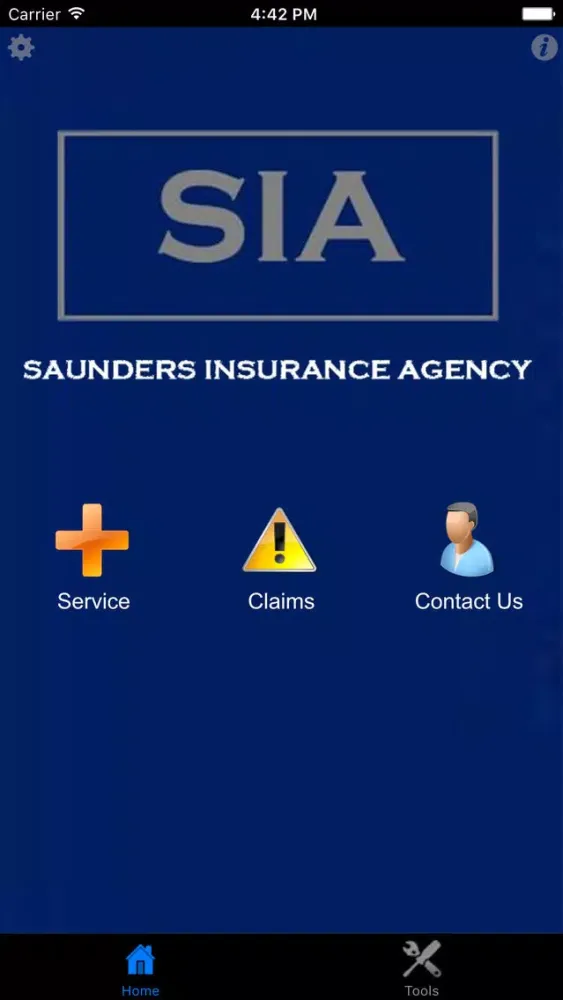 ภาพหน้าจอของ Saunders Insurance Agency