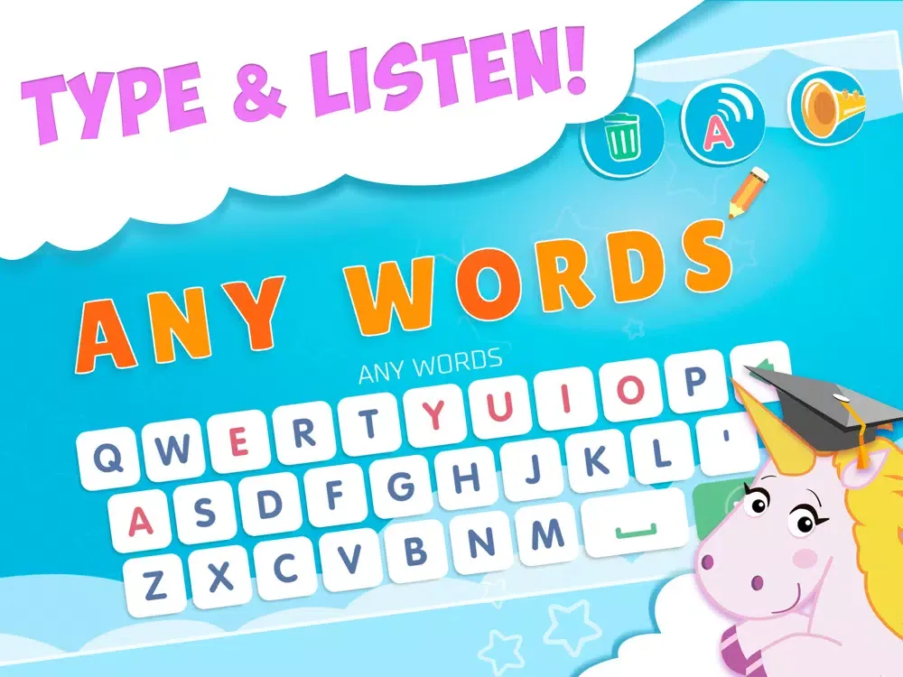 Capturas de tela do Uniword: English for Kids iPad 