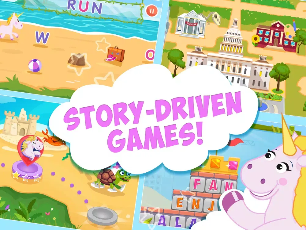 Capturas de tela do Uniword: English for Kids iPad 
