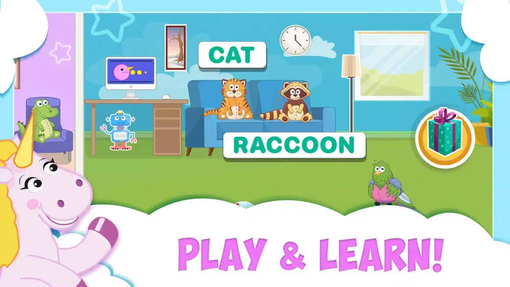 Capturas de tela do Uniword: English for Kids