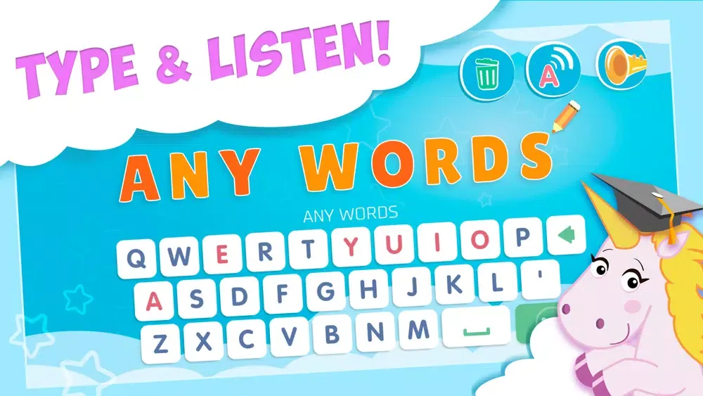 Capturas de tela do Uniword: English for Kids