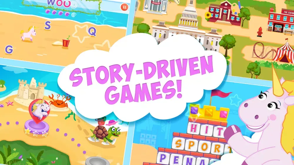 Capturas de tela do Uniword: English for Kids