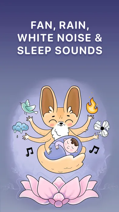 Captures d'écran de Fan noise machine baby shusher