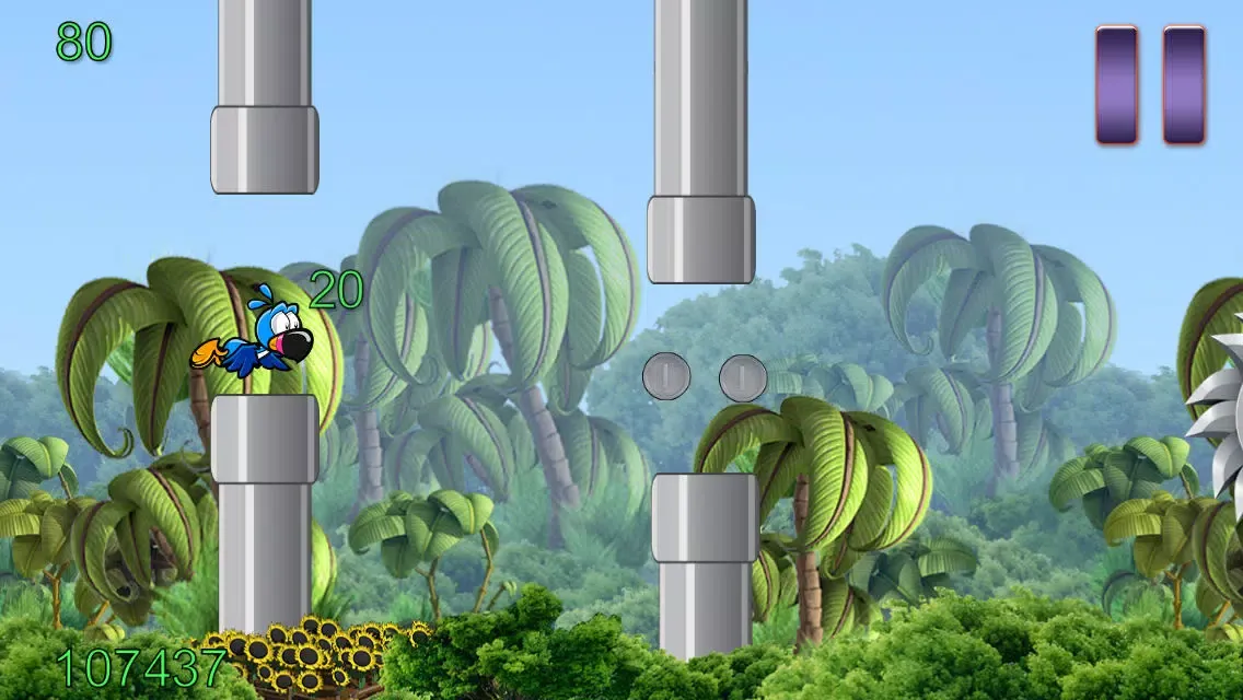 ภาพหน้าจอของ Flappy Wing - Jungle Game Edition