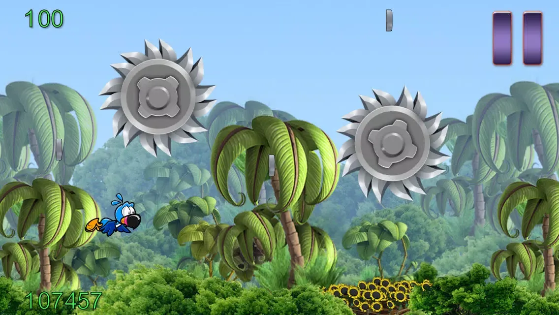 ภาพหน้าจอของ Flappy Wing - Jungle Game Edition