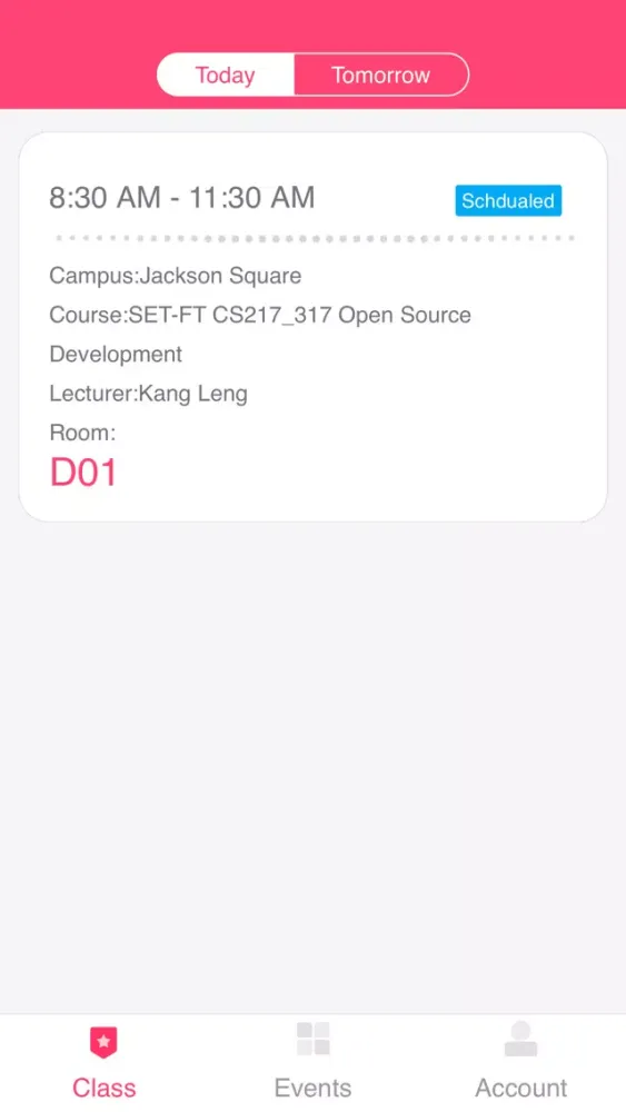 SG Timetable স্ক্রিনশট