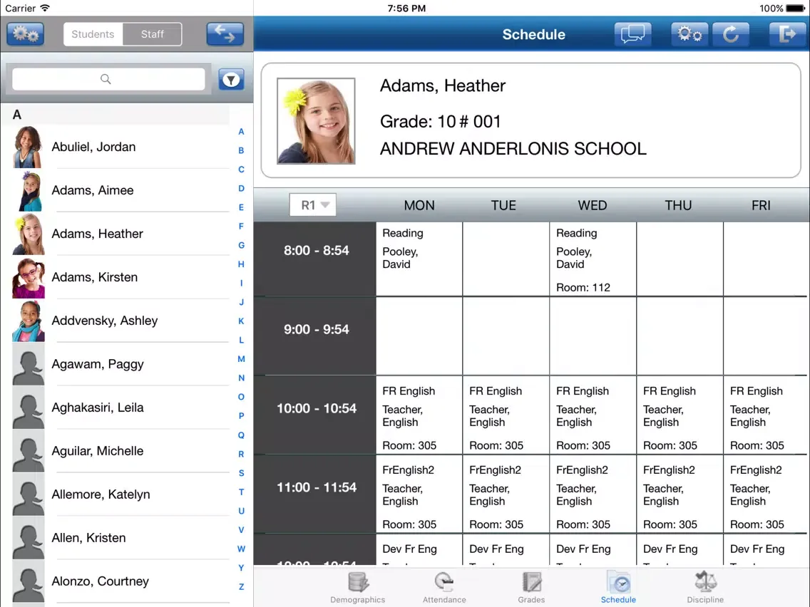 Capturas de tela do Administrator's Plus Mobile iPad 