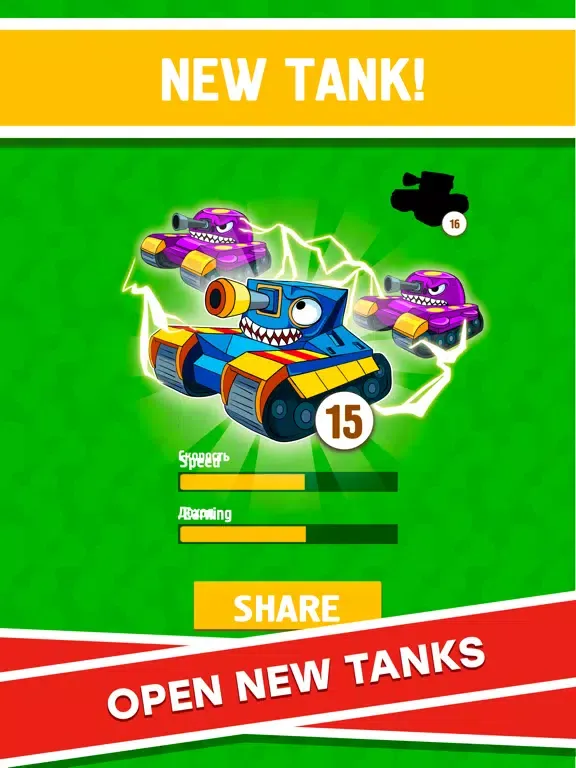 صور Merge Tanks: Idle Tap Clicker iPad 