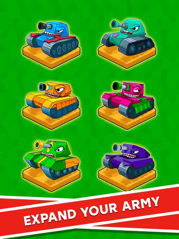 صور Merge Tanks: Idle Tap Clicker iPad 