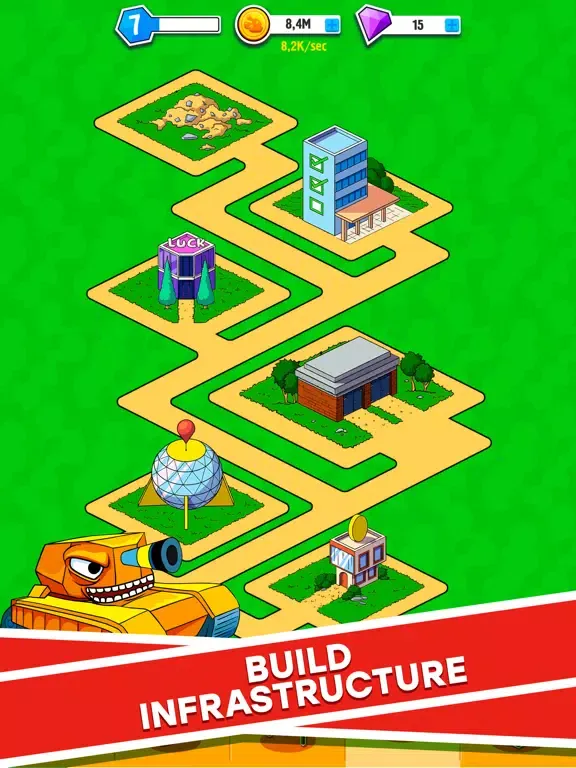صور Merge Tanks: Idle Tap Clicker iPad 