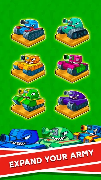 صور Merge Tanks: Idle Tap Clicker