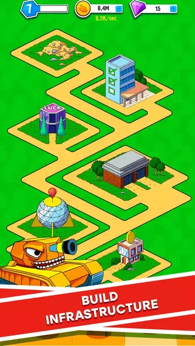صور Merge Tanks: Idle Tap Clicker