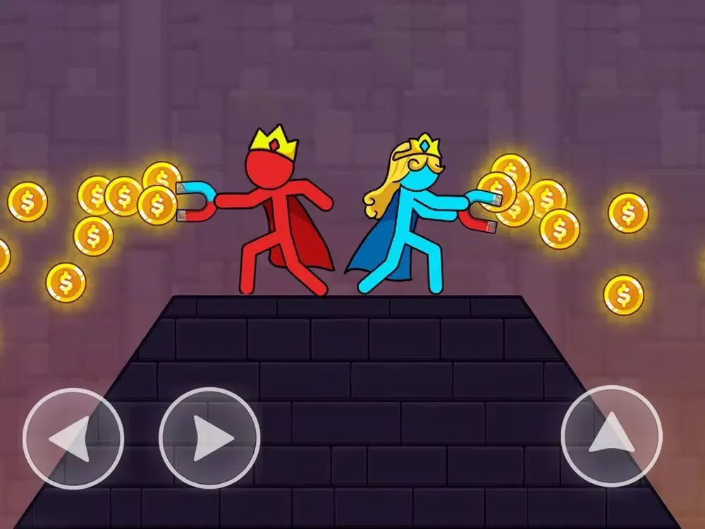 Blue Girl Vs Red Stickman iPad 应用截图