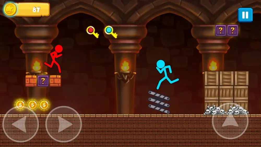 Blue Girl Vs Red Stickman应用截图