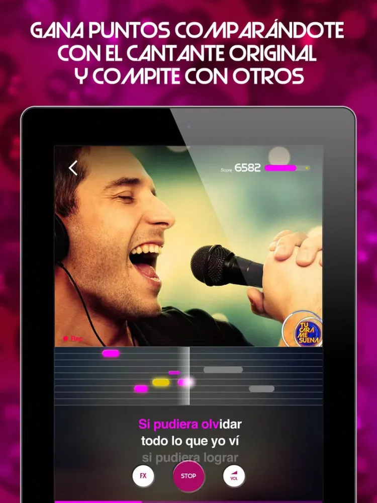 تصاویر Tu cara me suena - Karaoke app iPad 