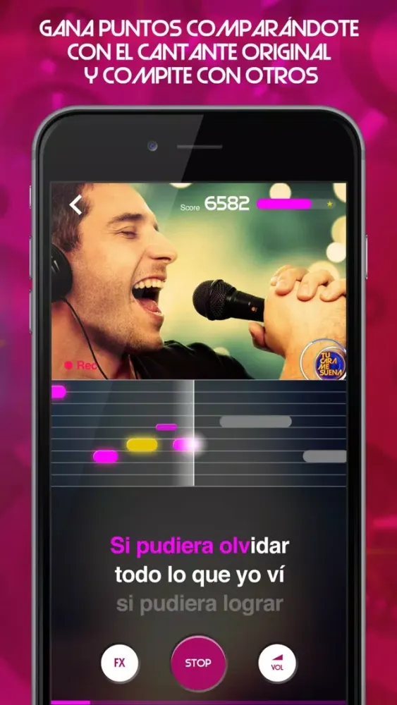تصاویر Tu cara me suena - Karaoke app