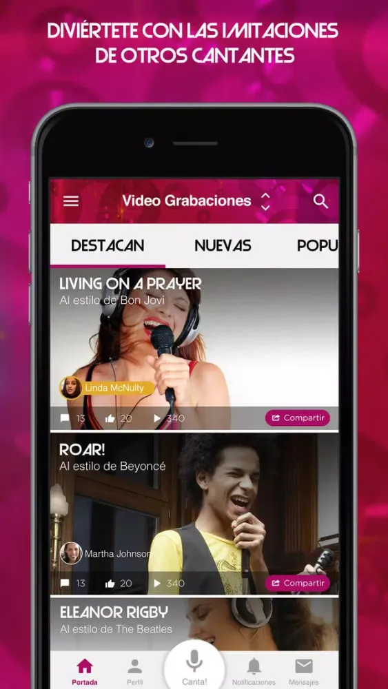 تصاویر Tu cara me suena - Karaoke app