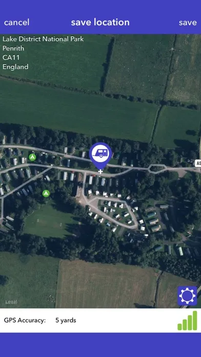 ภาพหน้าจอของ find my caravan