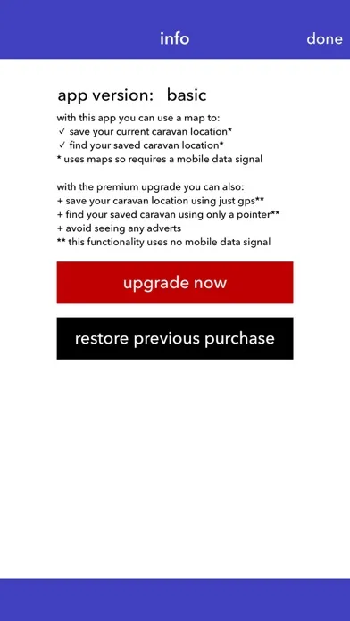 ภาพหน้าจอของ find my caravan