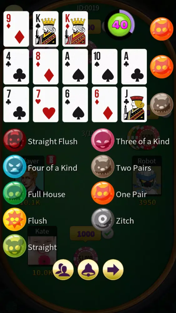 Chinese Poker (Pusoy) Online Screenshots