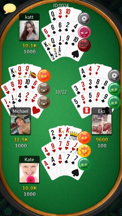 Chinese Poker (Pusoy) Online Screenshots