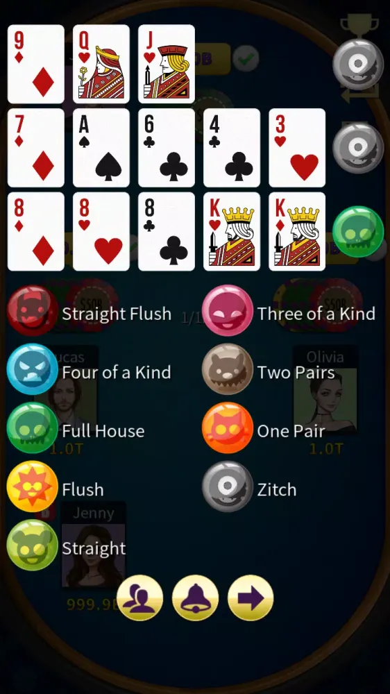 KK Chinese Poker Screenshots