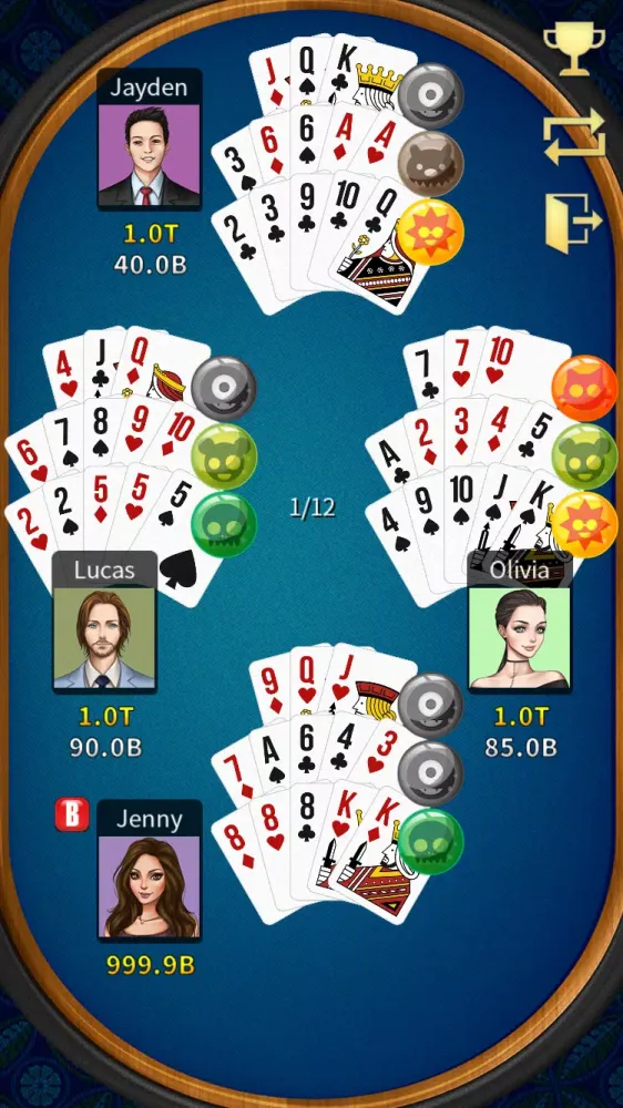 KK Chinese Poker Screenshots