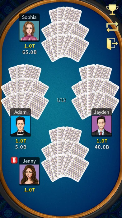 Tangkapan skrin Chinese Poker (Deluxe)