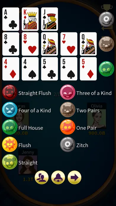 13 Poker Offline (Pusoy) Ekran Görüntüleri