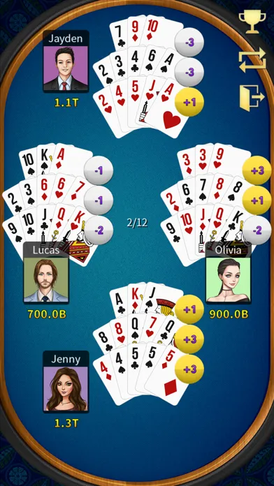 13 Poker Offline (Pusoy) Ekran Görüntüleri