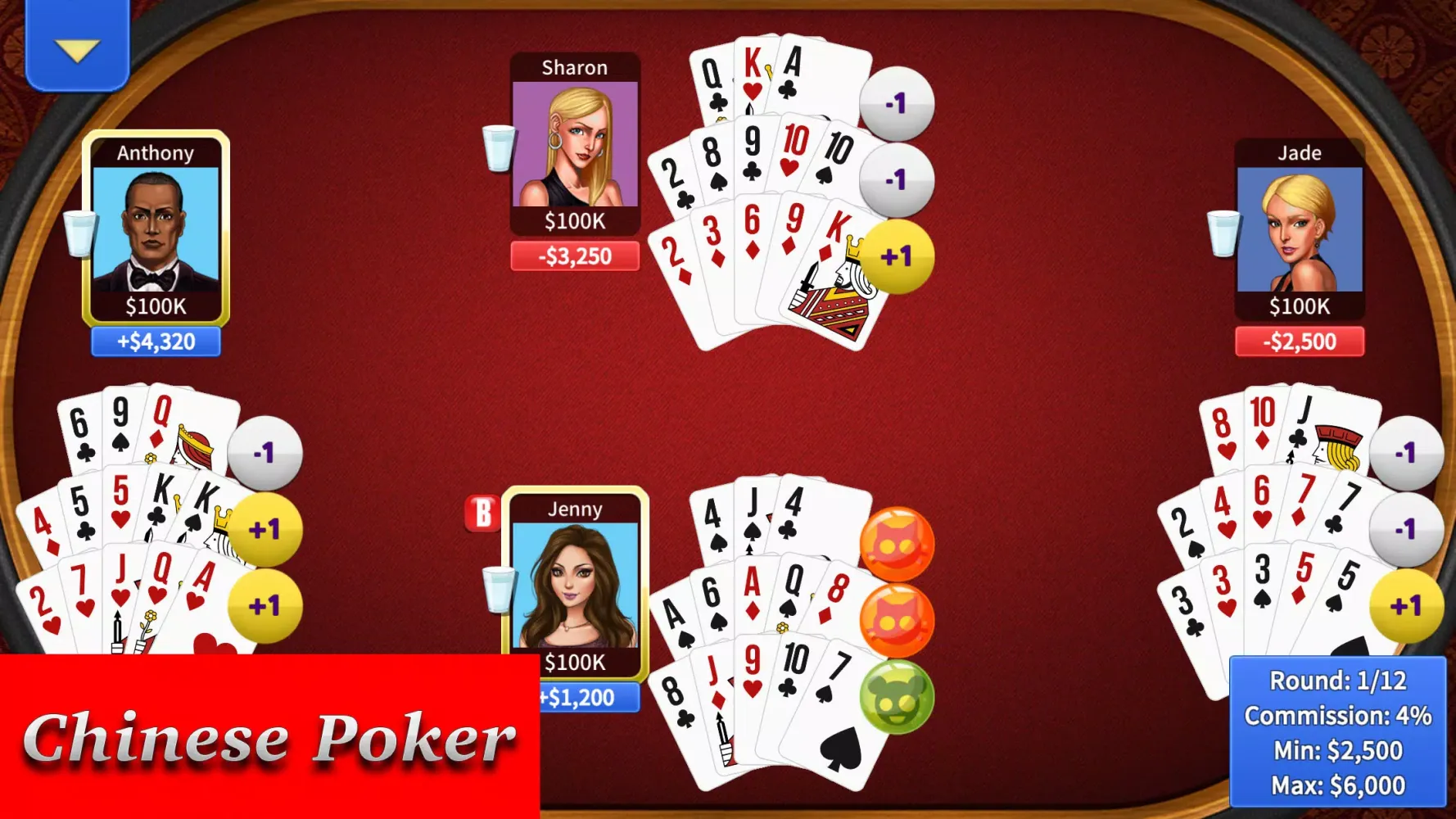 KK Casino Chinese Poker Online應用截圖