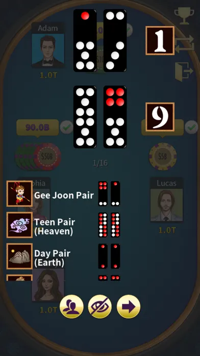 Ảnh chụp màn hình của Pai Gow Offline - KK Paigow