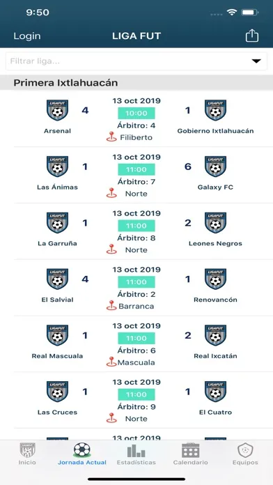Screenshot di Liga Fut