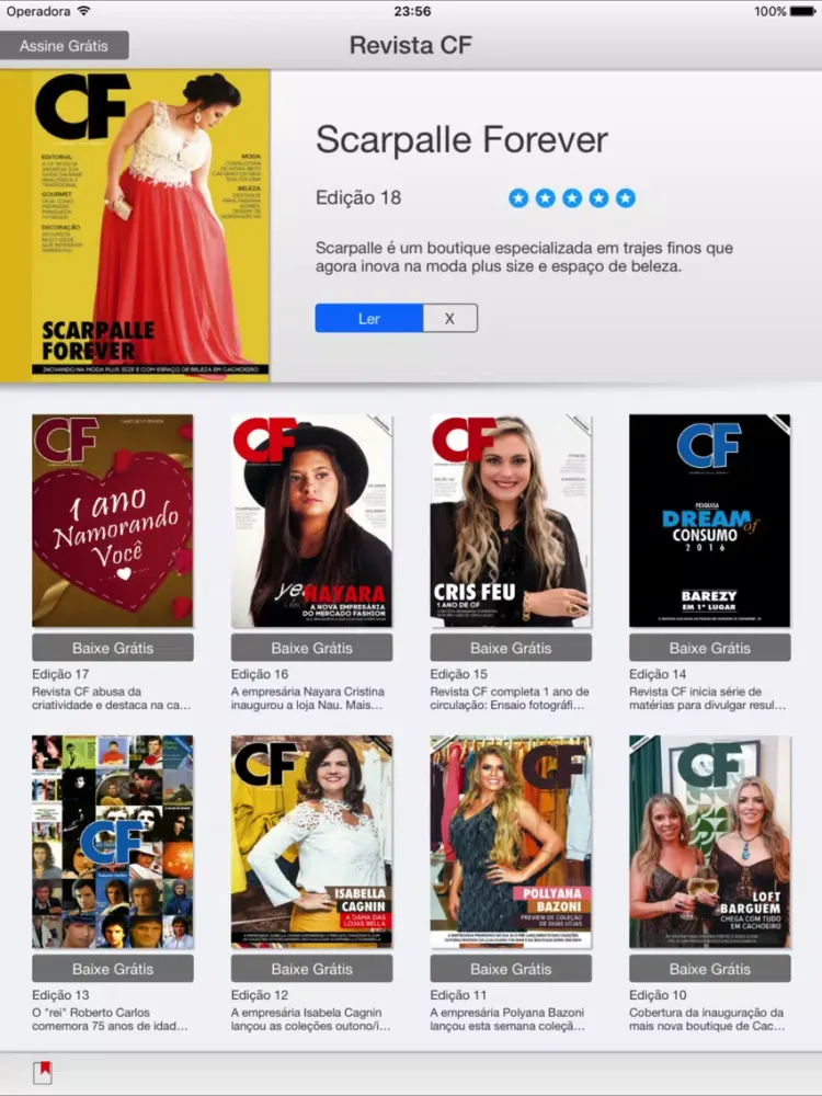 Captures d'écran de Revista CF iPad 