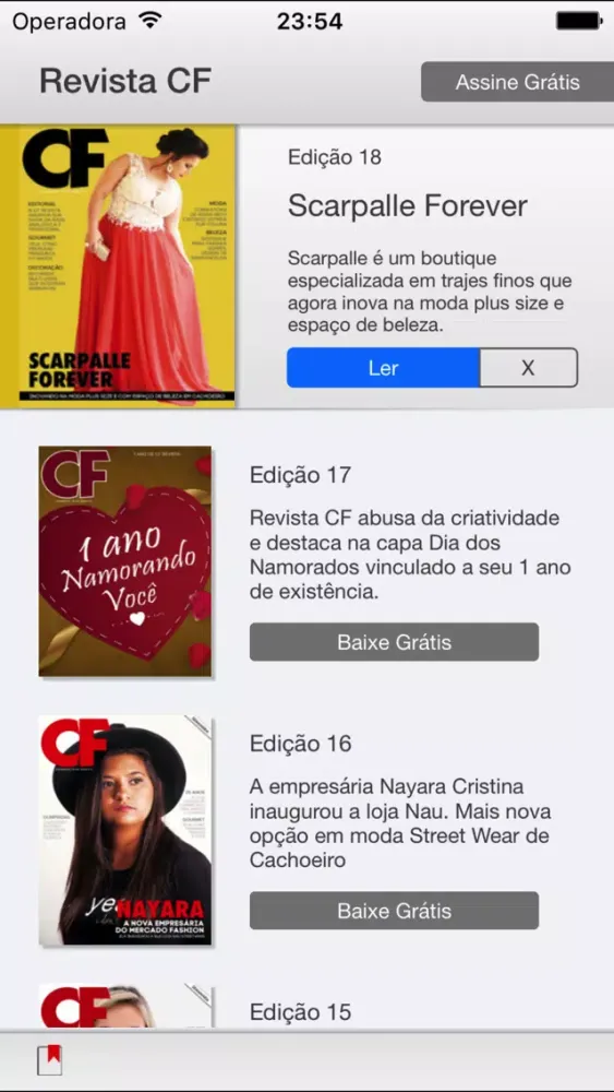Captures d'écran de Revista CF