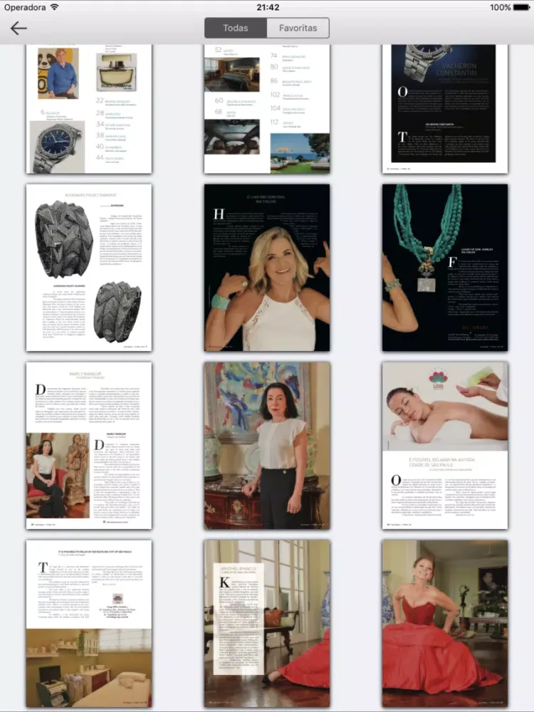 Luxus Magazine iPad 应用截图