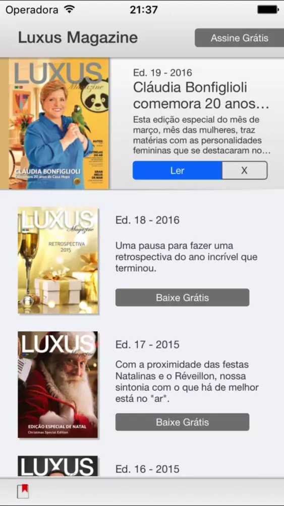 Luxus Magazine应用截图