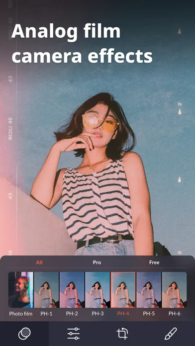Ảnh chụp màn hình của Redli – Retro Photo Editor