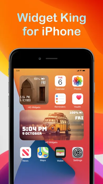 Tangkapan layar Custom Widgets for iOS 14
