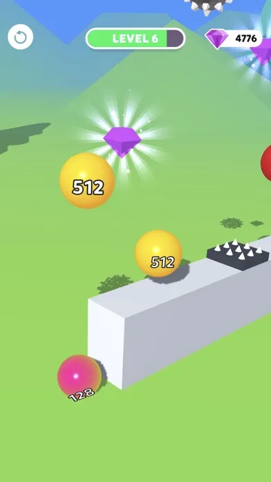 Ball Hop 2048 سکرین شاٹس