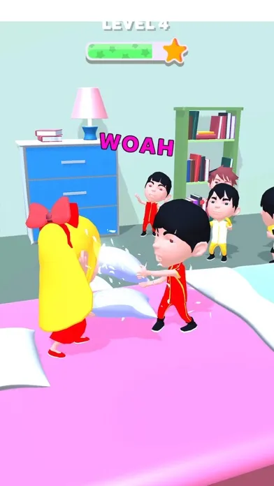 Tangkapan skrin Pillow Fight 3D!