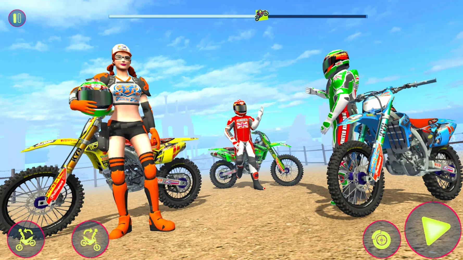 Offroad Moto Hill Bike Racing. Screenshots