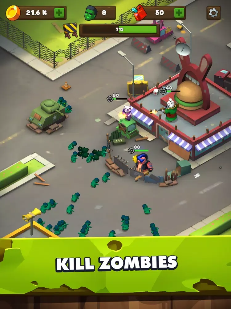 Clicking Dead: Zombie Killing iPad  スクリーンショット