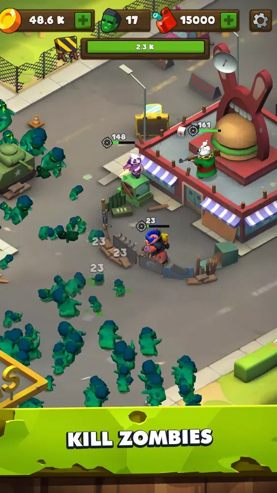 Clicking Dead: Zombie Killing スクリーンショット