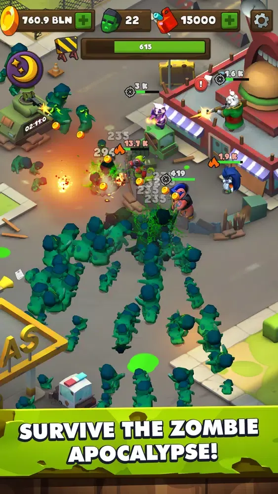Clicking Dead: Zombie Killing スクリーンショット