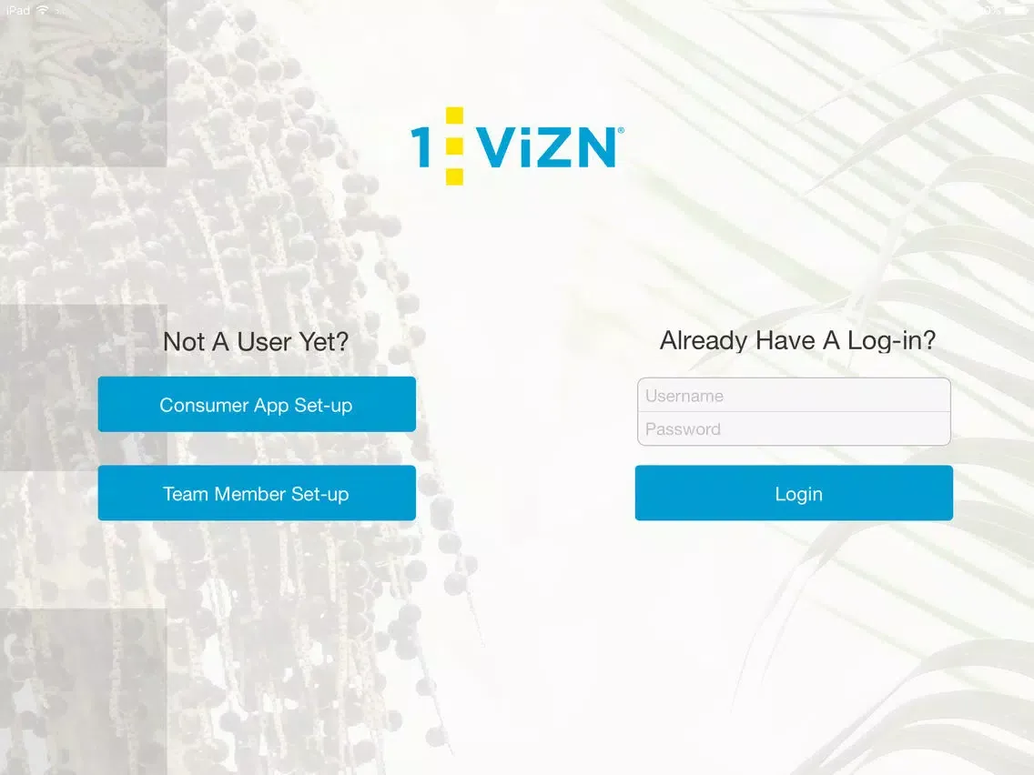 1VIZN Business App iPad  스크린샷
