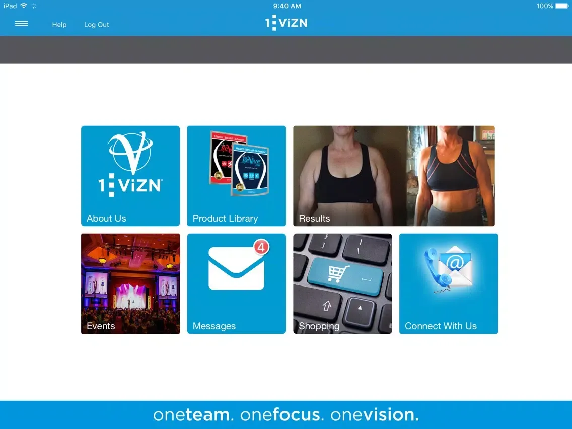1VIZN Business App iPad  스크린샷